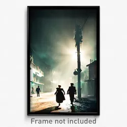 Pixel Art Poster - Voluminous Ghetto (8 Bit Psychedelic Trippy Video Game Print)