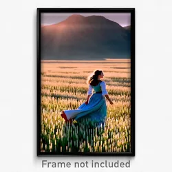 Pixel Art Poster - Stupendous Prairie (8 Bit Psychedelic Video Game Print)