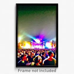 Pixel Art Poster - Dizzying Festival (8 Bit Psychedelic Trippy Video Game Print)