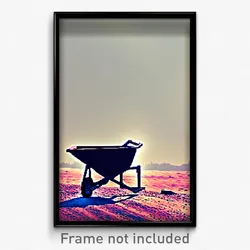 Pixel Art Poster - Musty Barrow (8 Bit Psychedelic Trippy Video Game Print)