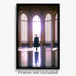 Pixel Art Poster - Average Arch (8 Bit Psychedelic Trippy Video Game Print)