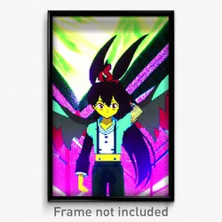Pixel Art Poster - Colossal Anime (8 Bit Psychedelic Trippy Video Game Print)