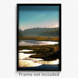Pixel Art Poster - Pristine Moor (8 Bit Psychedelic Trippy Video Game Print)