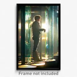 Pixel Art Poster - Dangerous Glass (8 Bit Psychedelic Trippy Video Game Print)