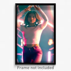 Pixel Art Poster - Energetic Crop (8 Bit Psychedelic Trippy Video Game Print)