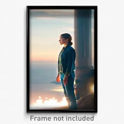 Pixel Art Poster - Graceful View (8 Bit Psychedelic Trippy Video Game Print)