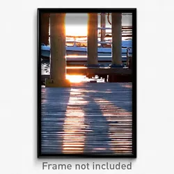 Pixel Art Poster - Candid Dock (8 Bit Psychedelic Trippy Weird Video Game Print)
