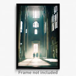 Pixel Art Poster - Monumental Asylum (8 Bit Psychedelic Trippy Video Game Print)