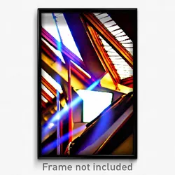 Pixel Art Poster - Wild Attic (8 Bit Psychedelic Trippy Weird Video Game Print)