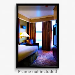 Pixel Art Poster - Bronze Hotel Room (8 Bit Psychedelic Trippy Video Game Print)