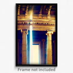 Pixel Art Poster - Infamous Roman Architecture (8 Bit Video Game Print)