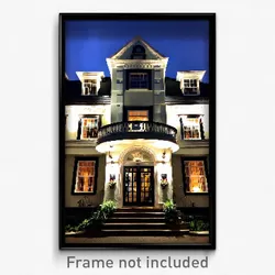 Pixel Art Poster - Monumental Inn (8 Bit Psychedelic Trippy Video Game Print)