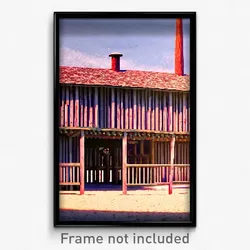 Pixel Art Poster - Wonderful Stockade (8 Bit Psychedelic Video Game Print)