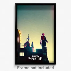 Pixel Art Poster - Shifty Furth (8 Bit Psychedelic Trippy Video Game Print)