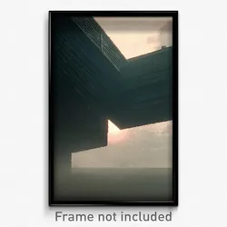 Pixel Art Poster - Gloomy Roost (8 Bit Psychedelic Trippy Video Game Print)