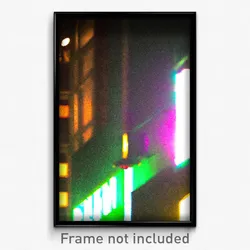 Pixel Art Poster - Puny Cdmx (8 Bit Psychedelic Trippy Weird Video Game Print)