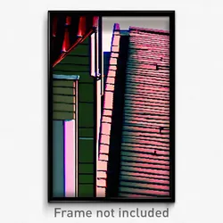 Pixel Art Poster - Stained Gutter (8 Bit Psychedelic Trippy Video Game Print)