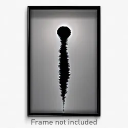 Pixel Art Poster - Extra Large Black Hole (8 Bit Psychedelic Video Game Print)