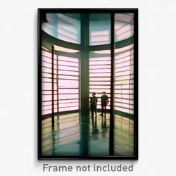 Pixel Art Poster - Ample Chamber (8 Bit Psychedelic Trippy Video Game Print)