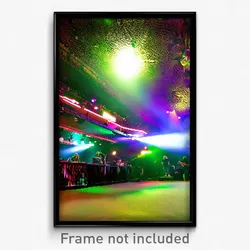 Pixel Art Poster - Plush Music Venue (8 Bit Psychedelic Trippy Video Game Print)