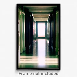Pixel Art Poster - Thick Hallway (8 Bit Psychedelic Trippy Video Game Print)