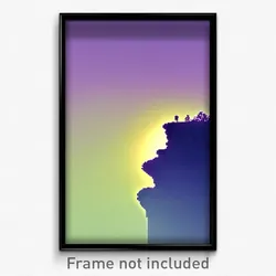 Pixel Art Poster - Buzzing Notch (8 Bit Psychedelic Trippy Video Game Print)