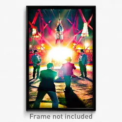 Pixel Art Poster - Stupendous Circus (8 Bit Psychedelic Trippy Video Game Print)
