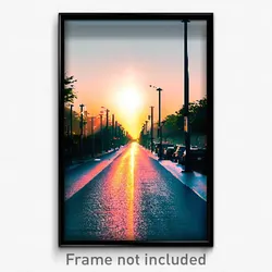 Pixel Art Poster - Perfect Avenue (8 Bit Psychedelic Trippy Video Game Print)