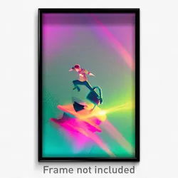 Pixel Art Poster - Agile Claim (8 Bit Psychedelic Trippy Weird Video Game Print)