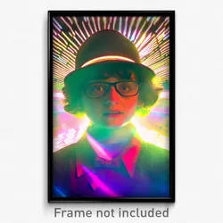 Pixel Art Poster - Wiggly Spectacle (8 Bit Psychedelic Trippy Video Game Print)