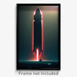 Pixel Art Poster - Dark Neutron (8 Bit Psychedelic Trippy Video Game Print)