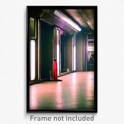 Pixel Art Poster - Puny Tube (8 Bit Psychedelic Trippy Weird Video Game Print)