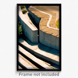 Pixel Art Poster - Concrete Burrow (8 Bit Psychedelic Trippy Video Game Print)