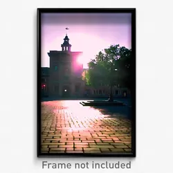 Pixel Art Poster - Shady Square (8 Bit Psychedelic Trippy Video Game Print)