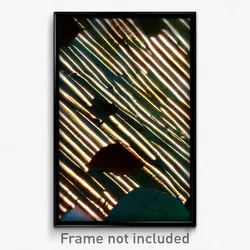 Pixel Art Poster - Striped Waste (8 Bit Psychedelic Trippy Video Game Print)