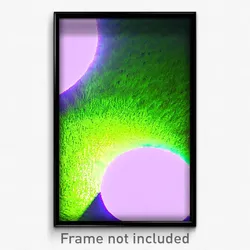 Pixel Art Poster - Green Flood (8 Bit Psychedelic Trippy Weird Video Game Print)