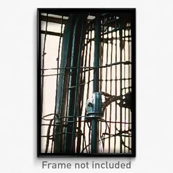 Pixel Art Poster - Old Fashioned Wire (8 Bit Psychedelic Video Game Print)