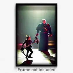 Pixel Art Poster - Big Hold (8 Bit Psychedelic Trippy Weird Video Game Print)