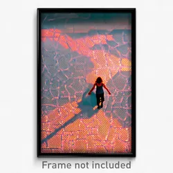 Pixel Art Poster - Rubbery March (8 Bit Psychedelic Trippy Video Game Print)