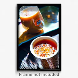 Pixel Art Poster - Sunny Brown Sugar Milk Tea (8 Bit Video Game Print)