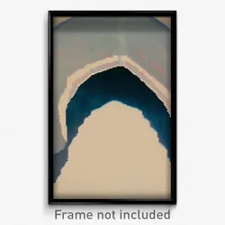Pixel Art Poster - Distorted Chute (8 Bit Psychedelic Trippy Video Game Print)
