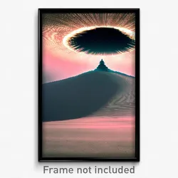 Pixel Art Poster - Spotless Motte (8 Bit Psychedelic Trippy Video Game Print)