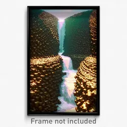 Pixel Art Poster - Bumpy Rill (8 Bit Psychedelic Trippy Weird Video Game Print)