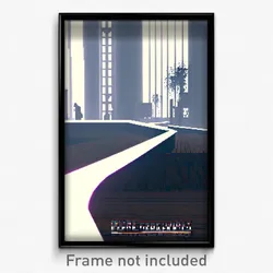 Pixel Art Poster - Pure Forgeworks (8 Bit Psychedelic Trippy Video Game Print)