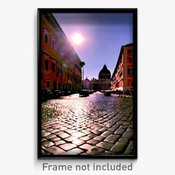 Pixel Art Poster - Pleasant Rome (8 Bit Psychedelic Trippy Video Game Print)