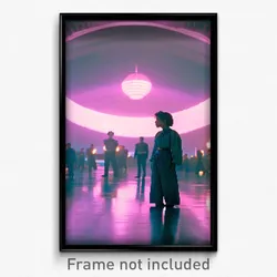 Pixel Art Poster - Interesting State (8 Bit Psychedelic Trippy Video Game Print)