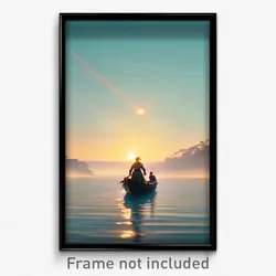 Pixel Art Poster - Memorable Clearing (8 Bit Psychedelic Video Game Print)