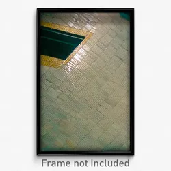 Pixel Art Poster - Terrific Tile (8 Bit Psychedelic Trippy Video Game Print)