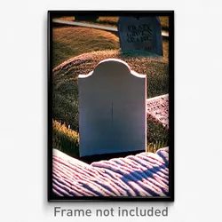 Pixel Art Poster - Classic Grave (8 Bit Psychedelic Trippy Video Game Print)