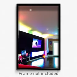 Pixel Art Poster - Agile Entertainment Room (8 Bit Psychedelic Video Game Print)